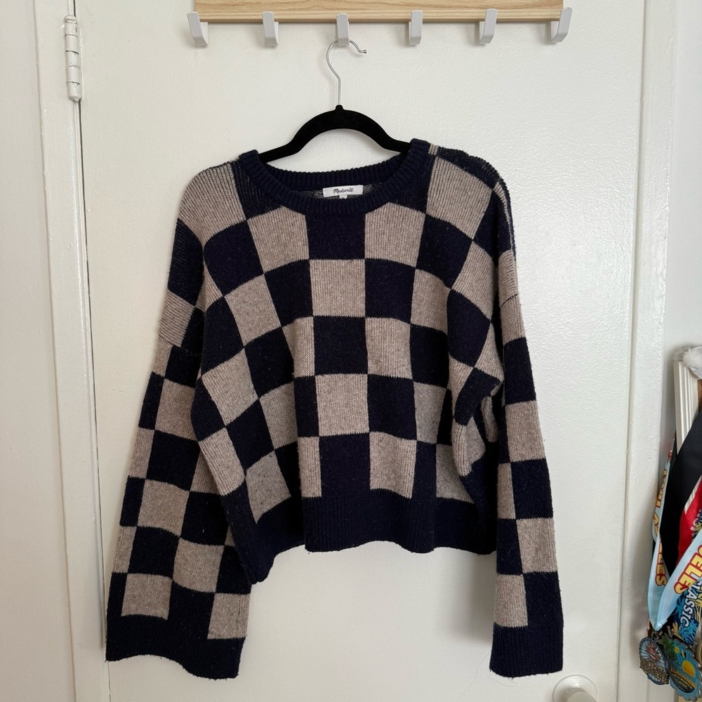 Madewell Checkered Sweater